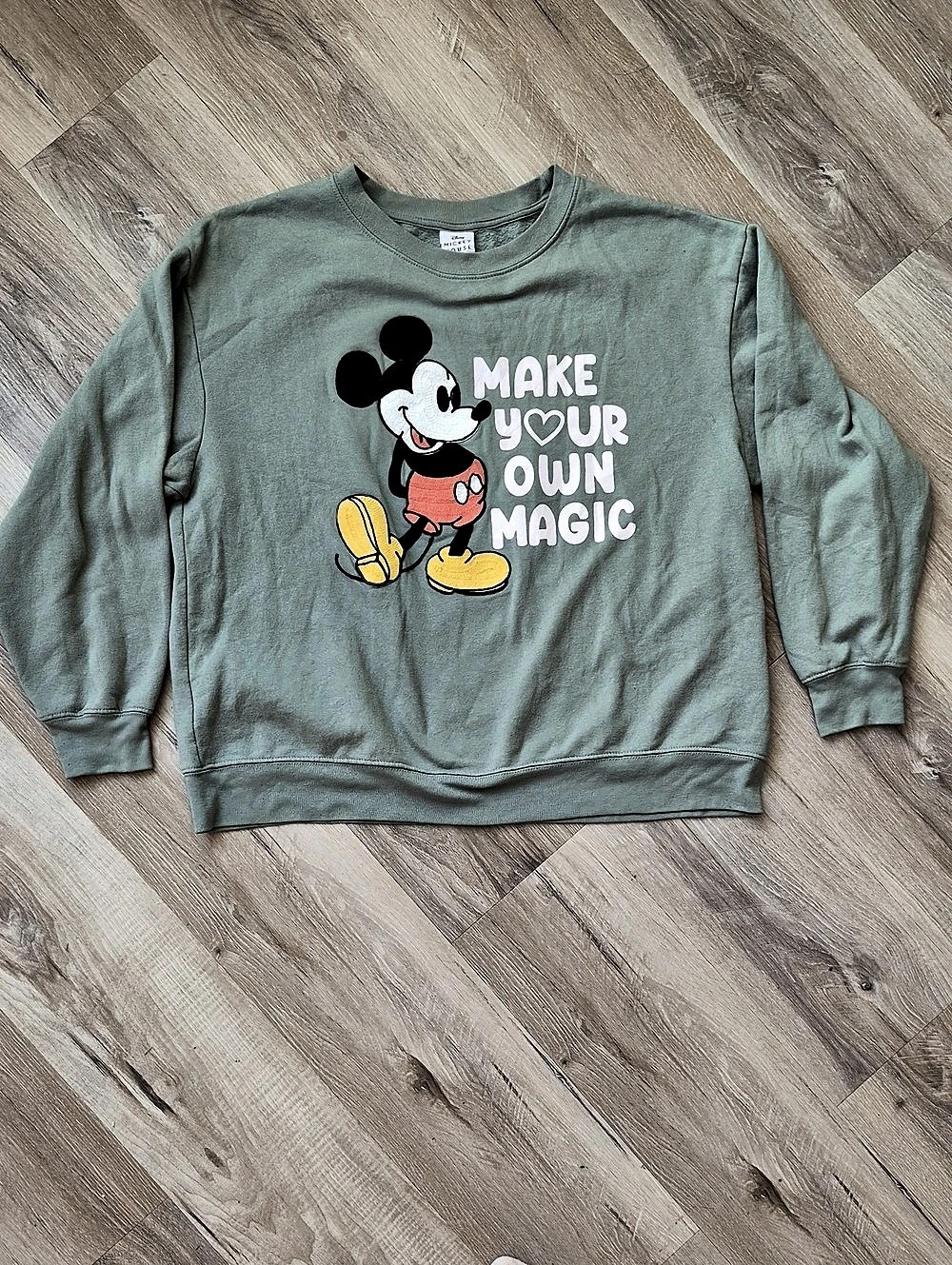 Disney Make Your Own Magic Embroidered Mickey Sweatshirt